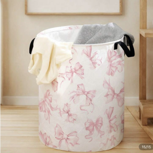 Bow laundry basket