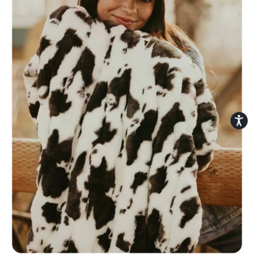 Cow Plush Blanket | Minky Couture