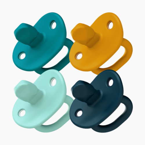 Boon JEWL Biometric Orthodontic Pacifier (4-Pack) - Blue