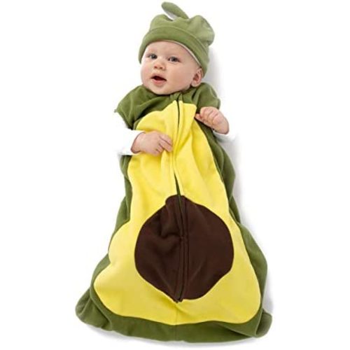 Baby Fleece Sleep Sack - Infant Wearable Blanket Newborn Swaddle Sleepbag & Hat