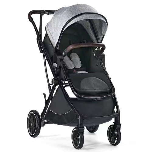 AILEEKISS Baby Stroller, 3 in 1 Stroller for Newborn, Folding Infant Pushchair, 22LB, Grey