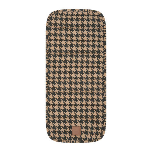 Black Houndstooth Universal Linen Bassinet Liner