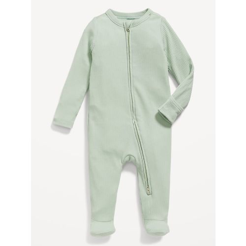 Unisex 2-Way-Zip Sleep & Play Footed One-Piece for Baby