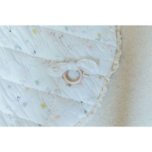 Magical Forest Play Mat, Cream/Yellow Multi - Pehr | Maisonette