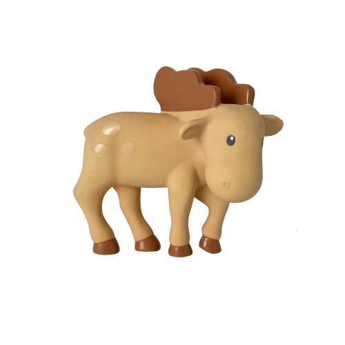 Mason the Moose Natural Rubber Teether, 6 months to 3 years