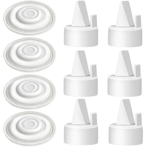 Duckbill Valves and Silicone Membrane Compatible with Spectra S1/S2/9 Plus/Synergy Gold, Replace Pump Parts for Spectra Duckbill Valve S2 Accessories