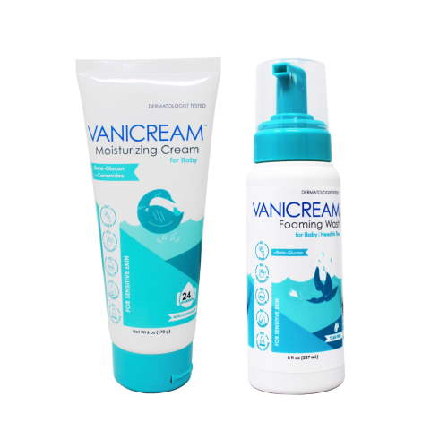 Vanicream Foaming Wash for Baby - 8oz Moisturizing Cream for Baby - 6oz
