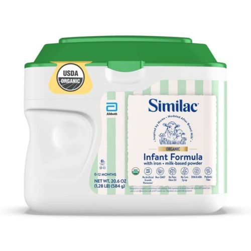 Similac Organic Powder Infant Formula - 20.6oz: Infant, Milk-Based, Brain Development, Immune System Support