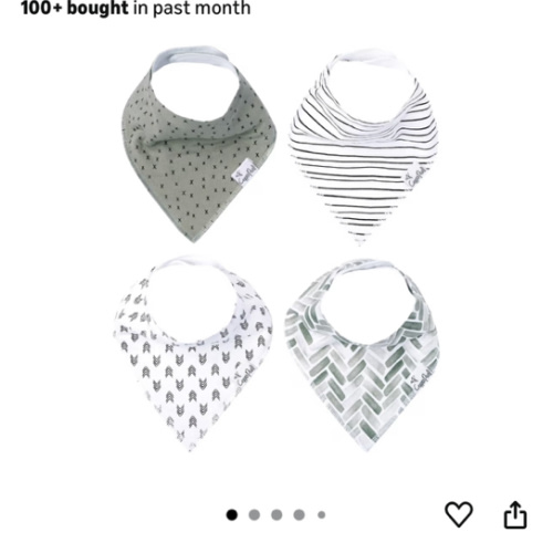 Amazon.com: Copper Pearl 4 Pack Soft Cotton Baby Bibs for Drooling and Teething, Absorbent Drool Bibs for Baby Girl and Boy, Adjustable to Fit Newborns to Toddlers, Tons of Styles (Alta Set) : Baby