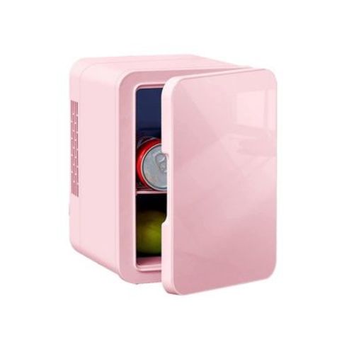 QuickBite Mini 4L 6 Can Cooler Fridge & Warmer, Pink