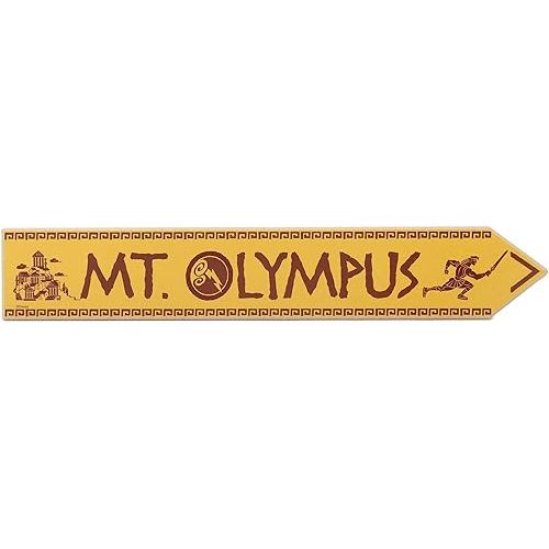 Disney Hercules Mt. Olympus Arrow Wood Wall Decor - Fun Hercules Mount Olympus Sign for Home Decorating