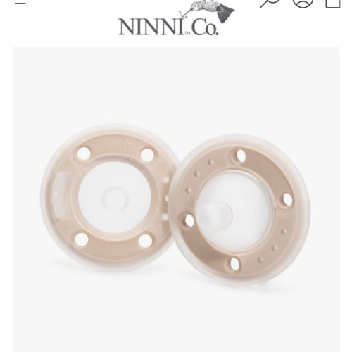 Ninni Pacifier Oatmeal 2 Pack