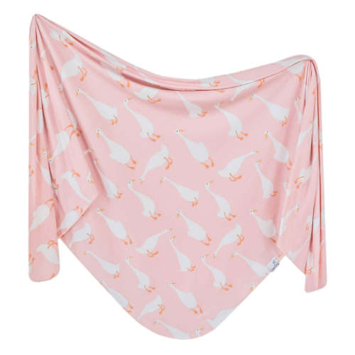 Knit Swaddle Blanket - Goosie by Copper Pearl