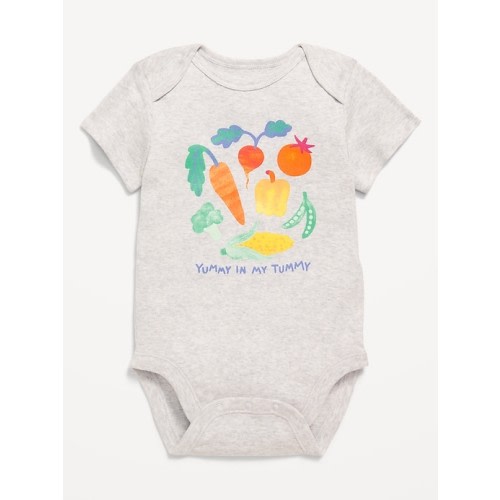 Unisex Short-Sleeve Bodysuit for Baby