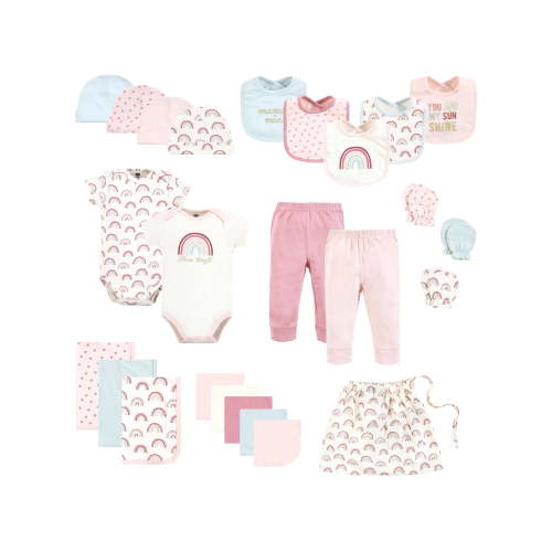 Hudson Baby Shower Gift Sets, 25-Piece, Sizes Newborn-6 Months