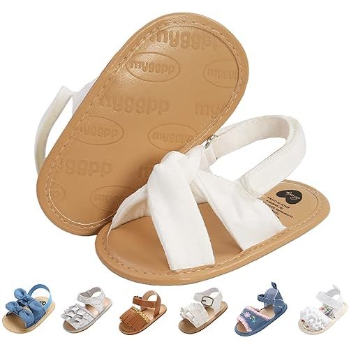 Baby Girls Sandals Summer Shoes Outdoor First Walker Toddler Girls Shoes for Summer