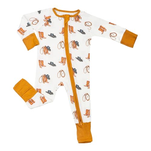 LollyBanks Baby Pajamas, 2-Way Zipper Romper, 95% Viscose Made from Bamboo and 5% Spandex, Baby Sleepers