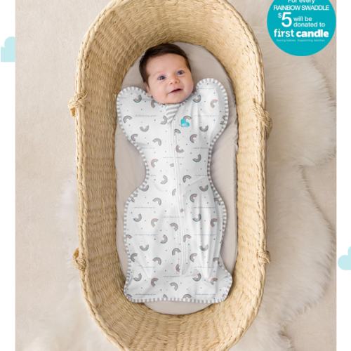 Swaddle Up™ 1.0 TOG Cotton Cobalt Paperbirds