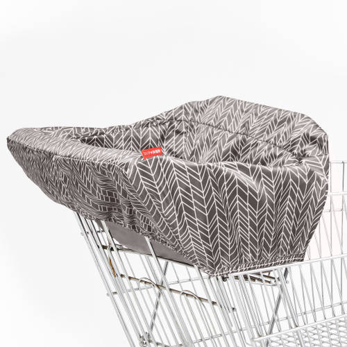 Skip Hop Take Cover Shopping Cart & High Chair Cover, Grey Feather