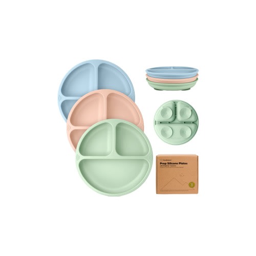3-Pack Prep Silicone Suction Plates