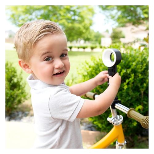 Nuby Baby Safe Bladeless Quiet Cooling Fan with Flexible Tripod Legs | 3 Cooling Modes | Rechargeable USB Cord Included | Black