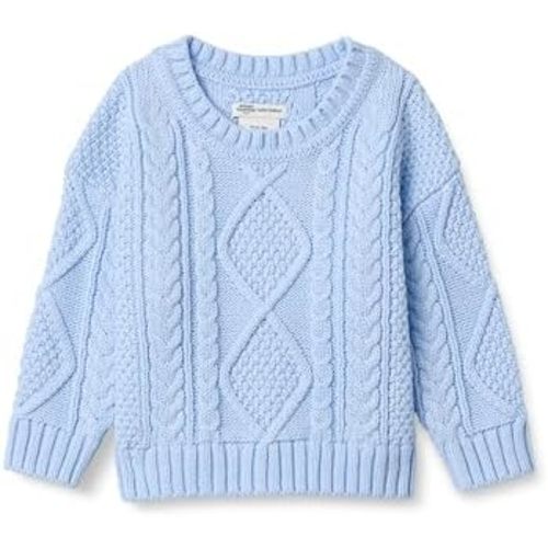 Amazon Essentials x Sofia Grainge Babies, Toddlers, and Boys' Cable Crewneck Sweater