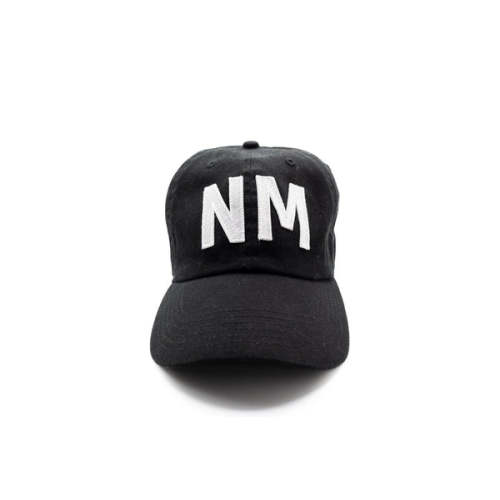 Black Double Letter Hat