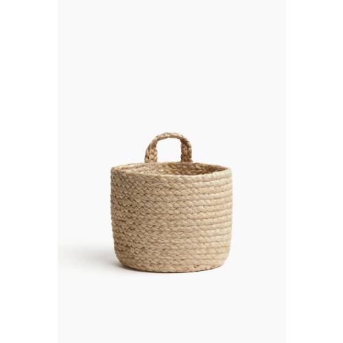 Small Jute Wall Storage Basket - H&M