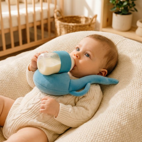 Baby Hands-Free Pillow – Blue