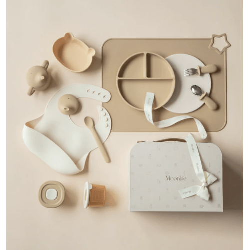 First Bites Gift Set (Croissant/Ivory)