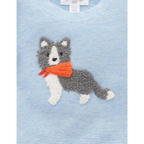 On The Farm Jumper Country Air Melange - Purebaby | Maisonette
