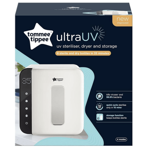 Tommee Tippee Ultra UV Steriliser, Dryer and Storage for Baby Bottles and Accessories, Steam-Free to Kill Viruses and 99.9% Bacteria, White : Amazon.com.au: Baby