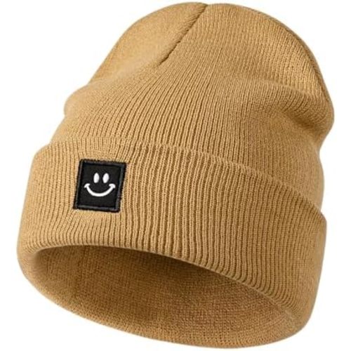 DANMY Baby Beanie Hat, Newborn Toddler Winter Warm Knit Hat, Kids Soft Beanie Cap