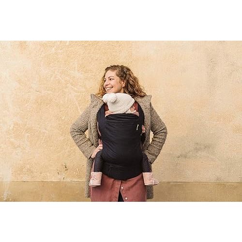 Boba Baby Carrier Classic - Backpack or Front Pack Baby Sling for 7 lb Infants and Toddlers up to 45 pounds (Navy)