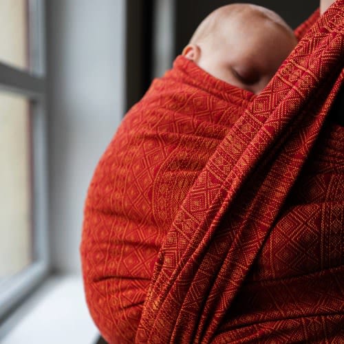 Baby Wrap Sling Prima Ruby-Mandarin