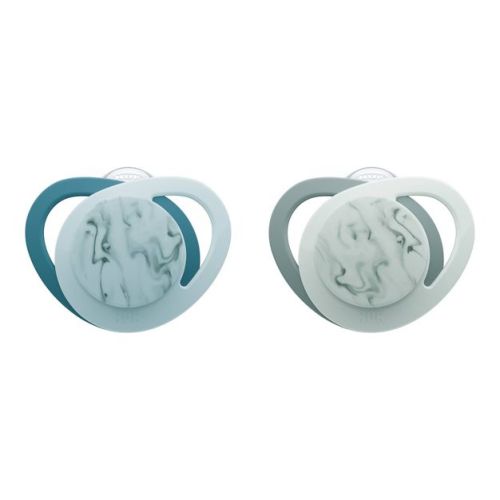 Nuk For Nature Sustainable Next Gen Classic Pacifier 0-6m - Marbled Green - 2ct