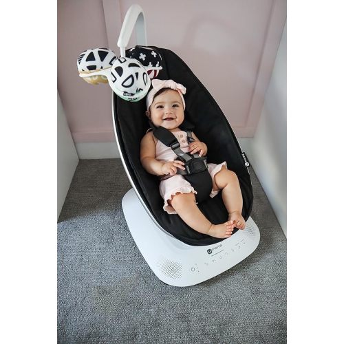 4moms Extra Seat Fabric, MamaRoo Baby Swing, Model 1046, Black Classic