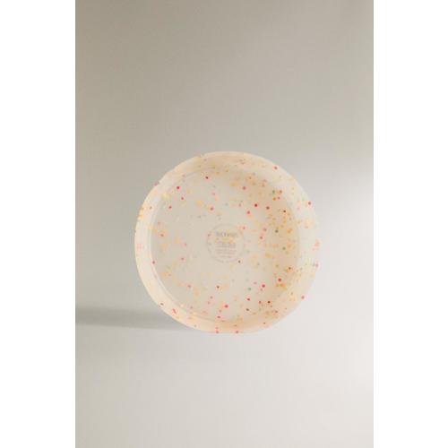 CHILDREN'S CONFETTI SILICONE PLATE