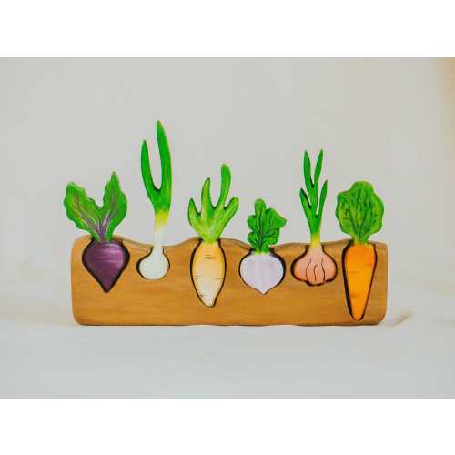 Wooden Vegetable Puzzle