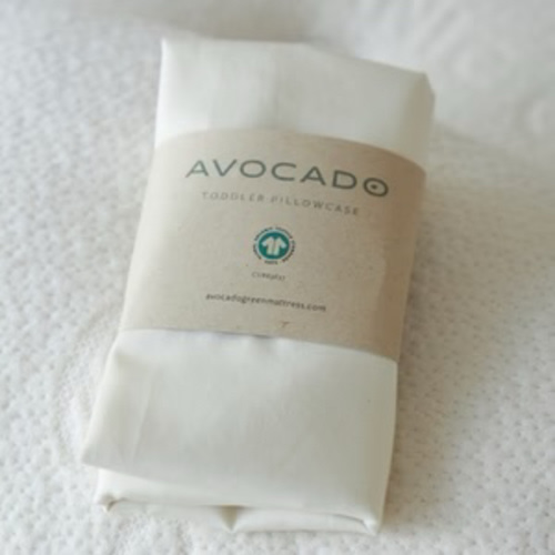 Organic Mini Travel Pillowcase | Avocado Green Mattress®