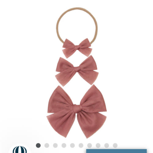 Tulle Bow - Rose Headband – Lou Lou & Company