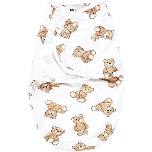 Hudson Baby Unisex Plush Faux Fur Swaddle Wrap, 0-3 Months