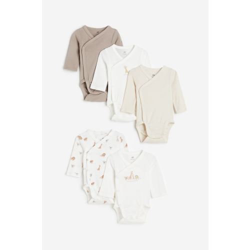 5-pack Wrapover Bodysuits