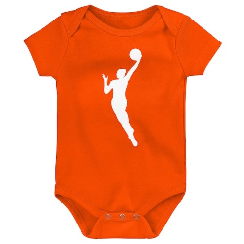 Infant WNBA Gear Orange Logowoman Creeper