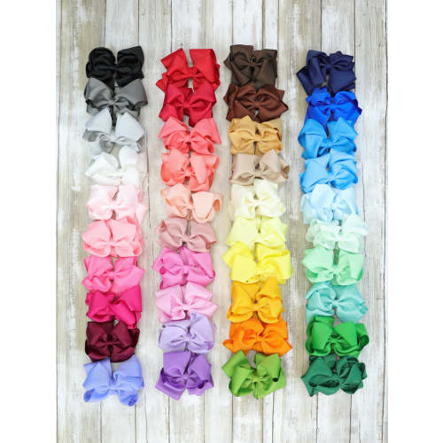 5 Inch - Double Layer Bows 40 Piece Bundle
