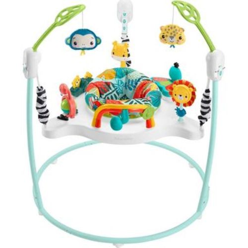 Fisher-Price Jumping Jungle Jumperoo Baby Jumper with Lights and Sound