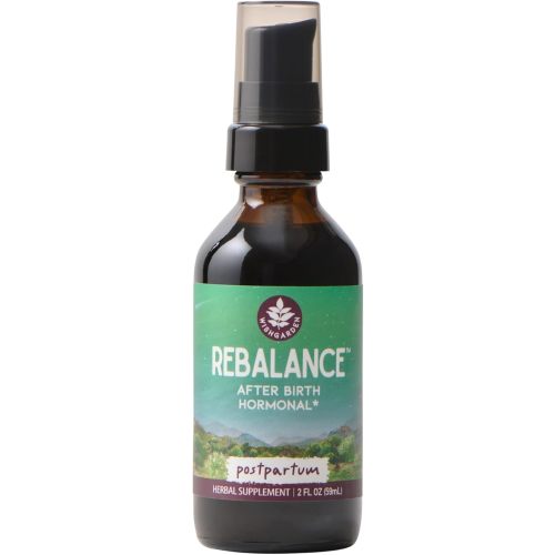 WishGarden Herbs ReBalance After Birth Hormonal - Plant-Based Herbal Supplement with Vitex Berry & Motherwort Supports Healthy Postpartum Hormone Levels and Postnatal Hormone Balance, 2oz