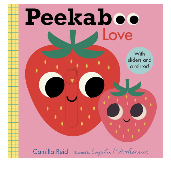 Peekaboo: Love: (An Interactive Board Book for Babies & Toddlers with Mirror & Sliders to Push, Pull, or Turn. Cute Artwork Includes a Strawberry, Rainbow, Ladybug, & More.) (Peekaboo You)
