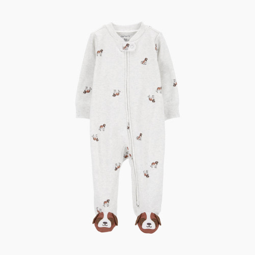 Carter's Zip-Up Sleep & Play - Gray, 6 M
