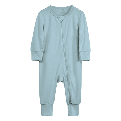 BJUTIR Onesies For Baby Boy Baby Cotton Rompers Footless Pajamas Zipper Long Sleeve Sleeper Jumpsuit For 3-6 Months